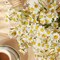 Artificial Daisy Flowers Small Daisy Flowers Bouquet 24Pcs, Arrangements for Wedding, Vase Centerpiece Table Decorations, DIY Home Party (not Include Basket)